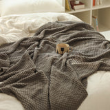 Nordic Solid Color Knitted Sofa Blanket