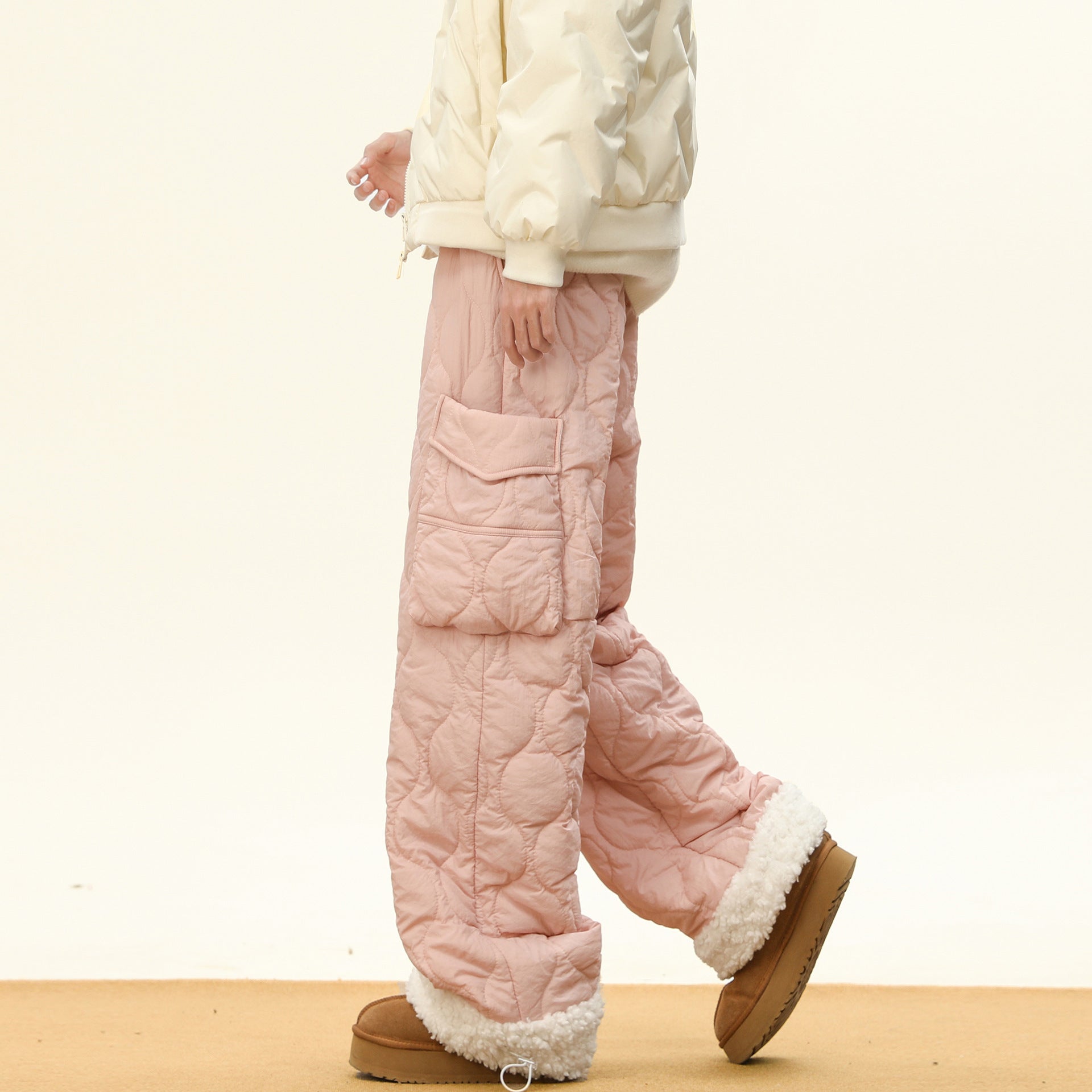 Winter Casual Pants with Fleece Lining