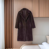 Персонализированное длинное шерстяное пальто для женщин