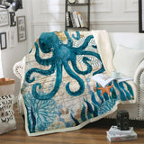 Lamb Wool Coral Fleece Blanket