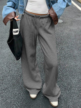 All-Match Draped Sports Casual Trousers