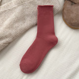 Plush Mid-Calf Cotton Socks