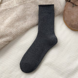 Plush Mid-Calf Cotton Socks