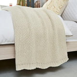 Retro Ethnic Knitted Sofa and Nap Blanket