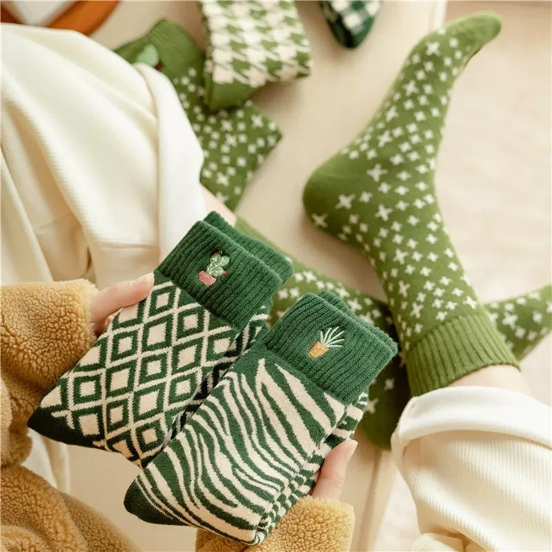 Women’s Thickened Fleece-Lined Winter Socks