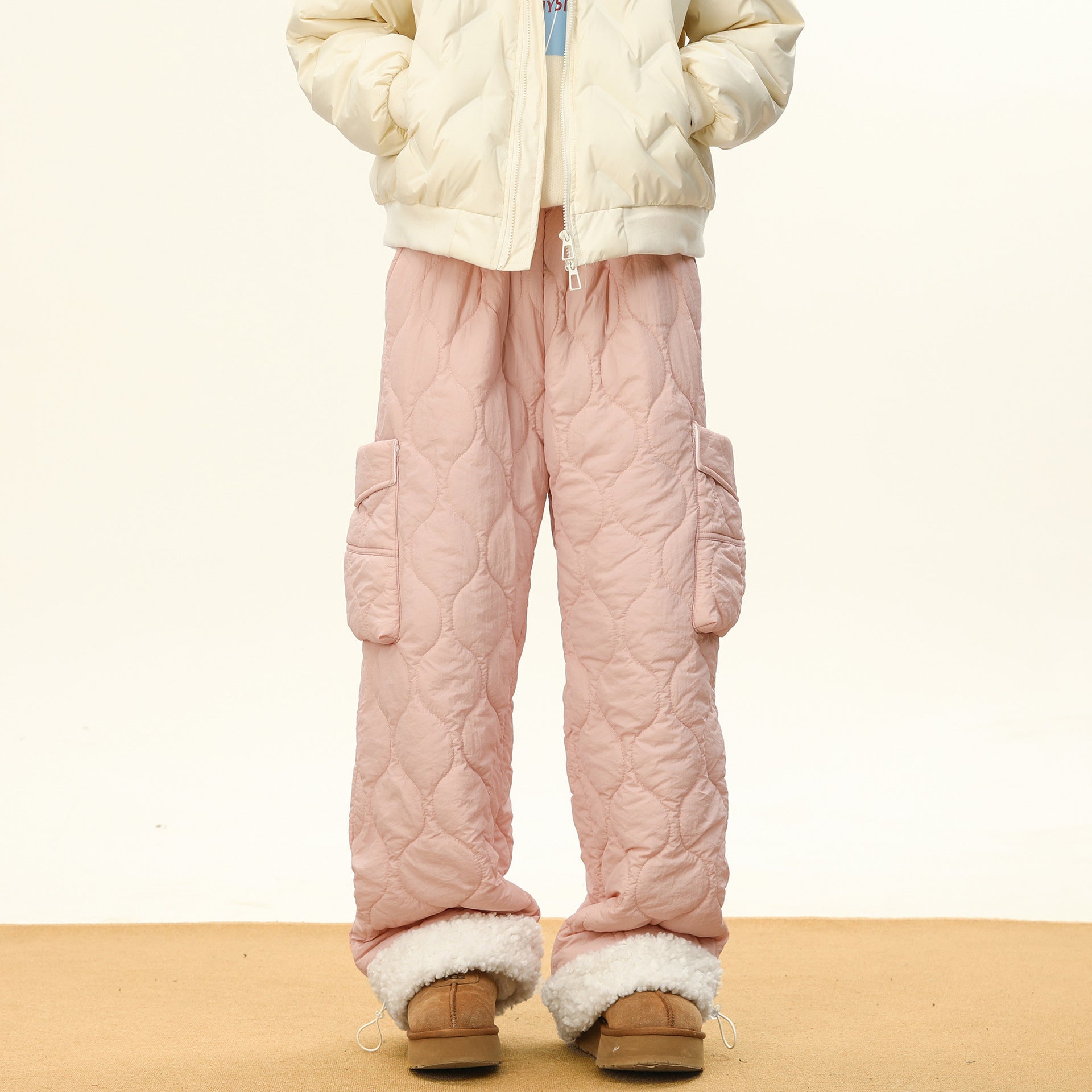 Winter Casual Pants with Fleece Lining