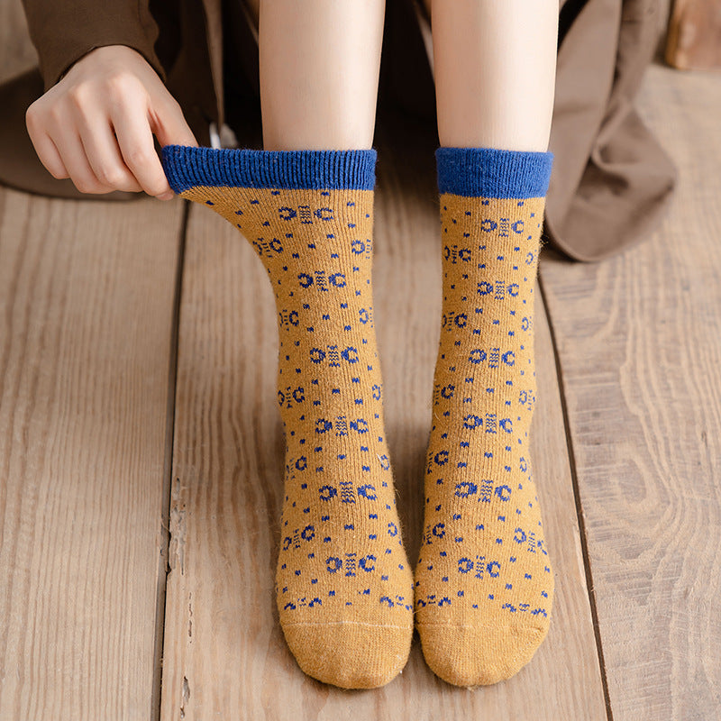 Stylish Autumn & Winter Mid-Tube Socks