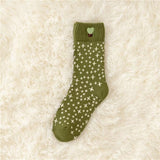 Женские утолщенные зимние носки на флисовой подкладке