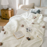 European Style Air Conditioner Sofa Cover Blanket