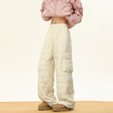 Pantaloni casual invernali con fodera in pile