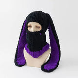 Gorro cálido de lana gruesa tejido a mano