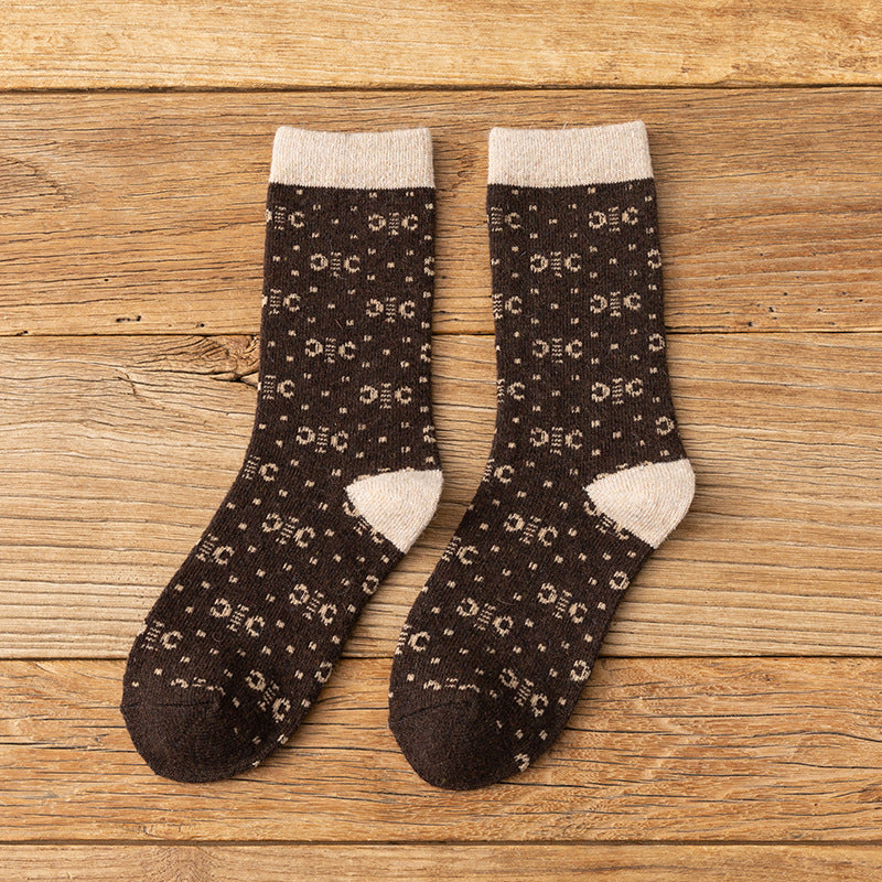 Stylish Autumn & Winter Mid-Tube Socks