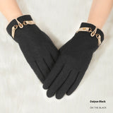 Wool Fleece Touch Screen Gloves That Are Windproof