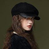 Vintage Wool Blend Painter Beret