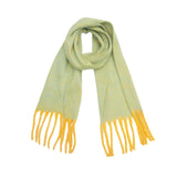Elegant Thick Tassel Flower Scarf Shawl