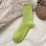 Plush Mid-Calf Cotton Socks