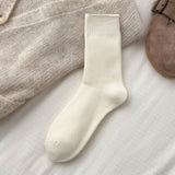 Plush Mid-Calf Cotton Socks