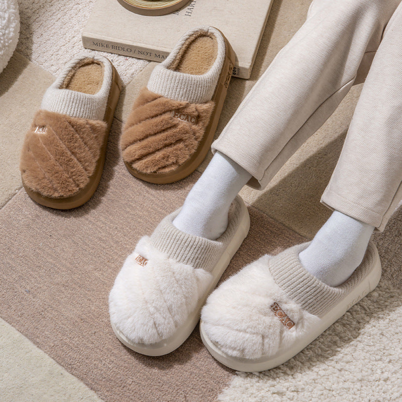 Cozy Indoor Slippers Made of Cotton