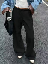 All-Match Draped Sports Casual Trousers