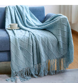 Nordic Imitation Cashmere Sofa Blanket