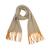 Elegant Thick Tassel Flower Scarf Shawl