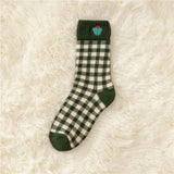 Женские утолщенные зимние носки на флисовой подкладке