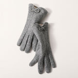Soft Cashmere Driving Gloves with Touch Screen