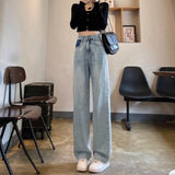 Traditional Straight High-Waist Jeans