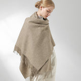 High-End Wool Cloak Scarf for Women