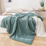 European Style Retro Knitted Sofa Blanket