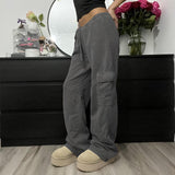 Straight-leg, casual street pants