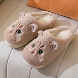 Adorable Cat Soft Indoor Slippers