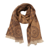 Versatile Paisley Jacquard Winter Scarf