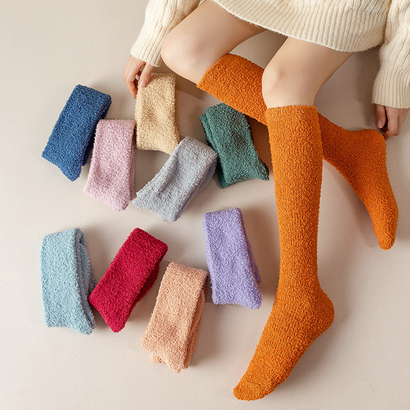Women’s Lint-Free Coral Fleece Socks
