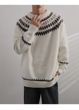 Nordic Pullover Sweater with Loose Fit